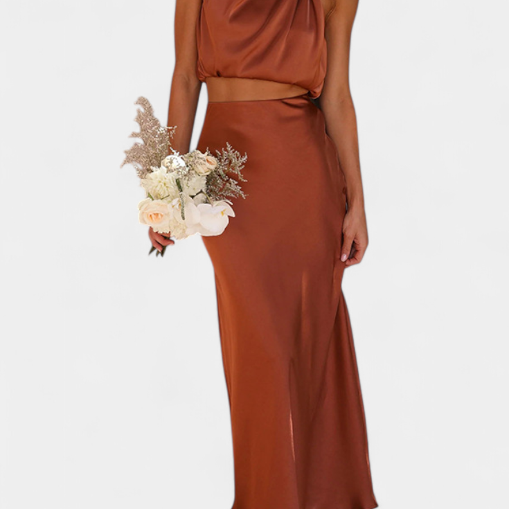 Hanna – Elegantne drapeeritud kleit