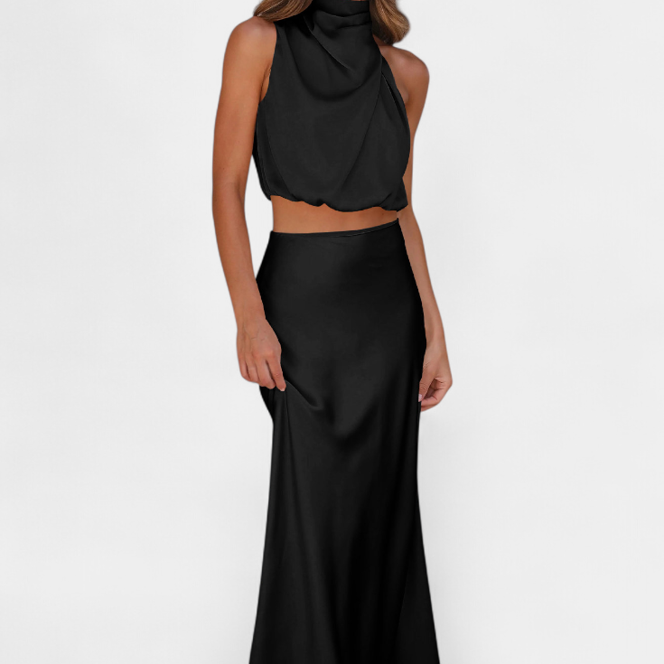 Hanna – Elegantne drapeeritud kleit