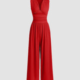 CHARITY – Šikk ilma varrukateta laia jala jumpsuit