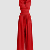 Lina – Elegantne jumpsuit laia säärega