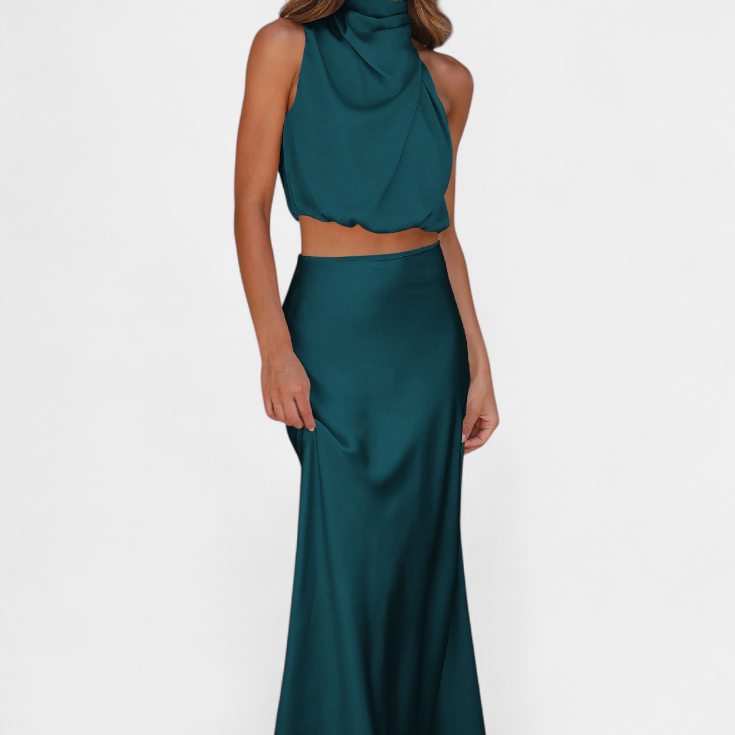 Hanna – Elegantne drapeeritud kleit