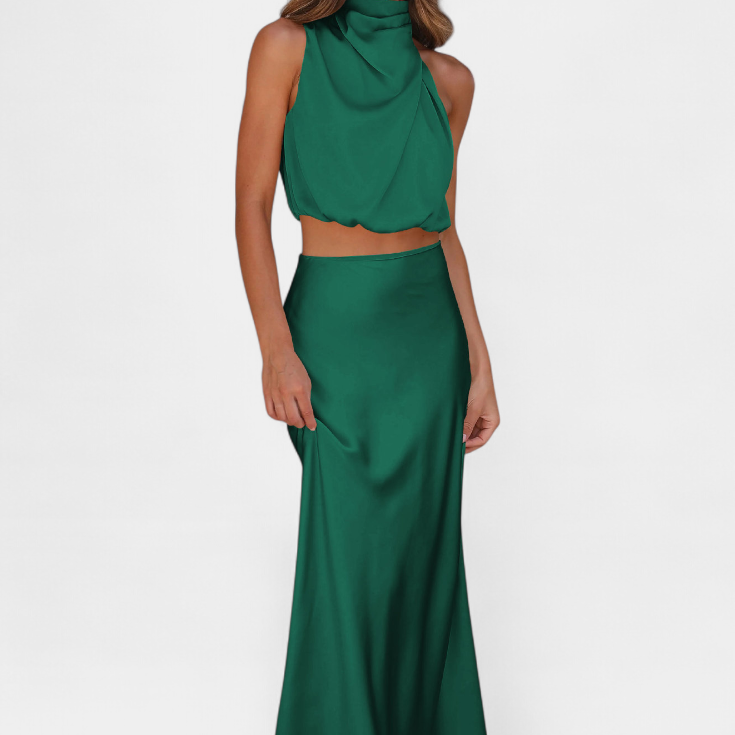 Hanna – Elegantne drapeeritud kleit