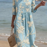 Raquel – Vintage tikandiga kleit