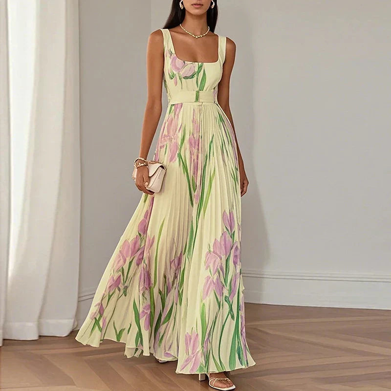 Lyra – Elegantne lillekleit