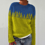 Mugav – Barvit pulover s Fair Isle vzorcem