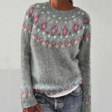 Mugav – Barvit pulover s Fair Isle vzorcem