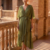 Monica – Elegantne midi kleit