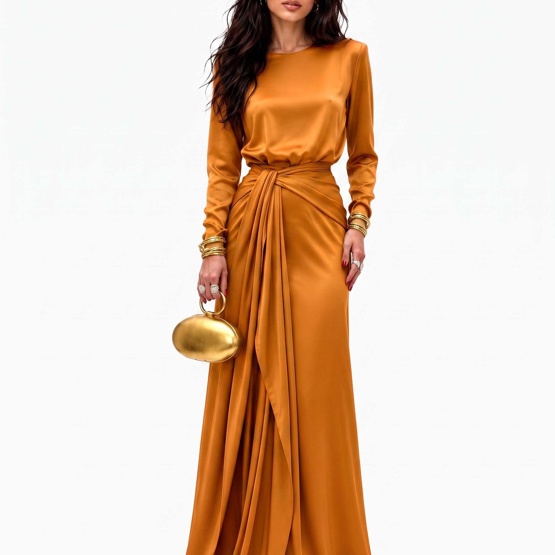 Satiin – Elegantne maxi kleit