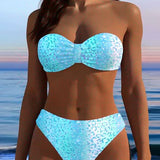 Leopard – Stiilsed bandeau bikiinid