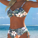 Bikini Kaheosaline Prindiga – Elegantne ujumisriietus
