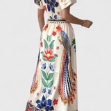 Itzel – Etniliste mustritega boho komplekt