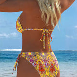Värviline – Stiilne bikini kaelus
