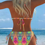 Värviline – Stiilne bikini kaelus