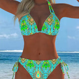 Värviline – Stiilne bikini kaelus