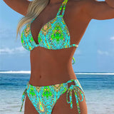 Värviline – Stiilne bikini kaelus
