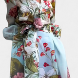Sanne – Elegantne lillemustriga komplekt