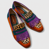 Fallon – Pruun leopardimustriga loafers