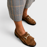 Fleur – Elegantne pruun loafers