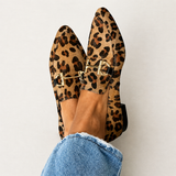 Gia – Elegantne leopardimustriga loafers