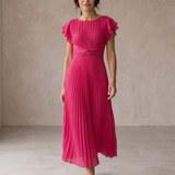 Seraphina – Elegantne plisseeritud maxi kleit