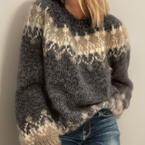 Mugav – Sproščen pulover s Fair Isle vzorcem