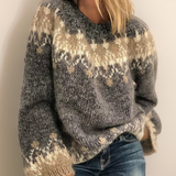 Mugav – Sproščen pulover s Fair Isle vzorcem