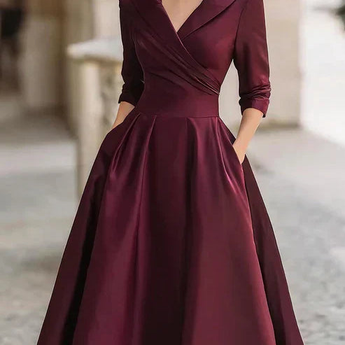 Alicja – Elegantne midi kleit