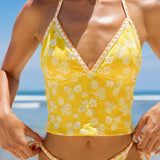 Kollane – Lilleline tankini komplekt