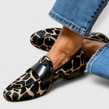 Léonie – Leopardimustriga loafers