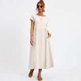 Inês – Elegantne midi kleit taskutega