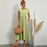 Inês – Elegantne midi kleit taskutega
