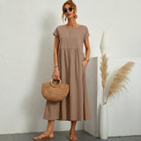 Inês – Elegantne midi kleit taskutega