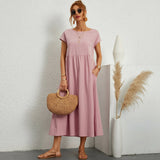 Inês – Elegantne midi kleit taskutega