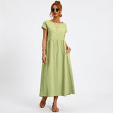 Inês – Elegantne midi kleit taskutega