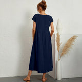 Inês – Elegantne midi kleit taskutega