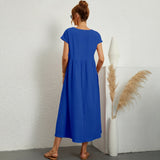 Inês – Elegantne midi kleit taskutega
