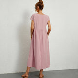 Inês – Elegantne midi kleit taskutega