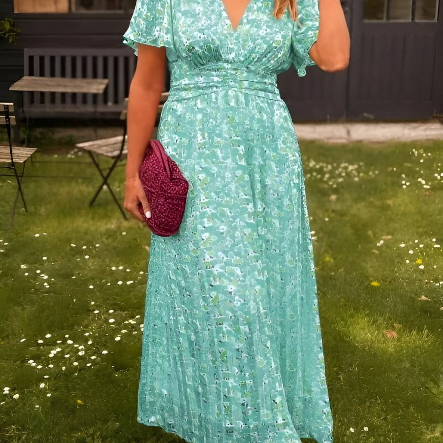Sandra – Elegantne maksimekko V-kaelusega