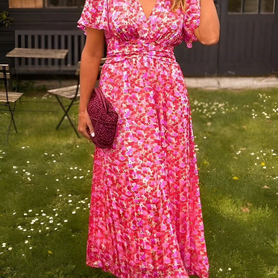 Sandra – Elegantne maksimekko V-kaelusega