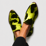 Paloma – Elegantne loafers lehmade mustriga