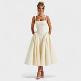 Sherrie – Vintage midi kleit