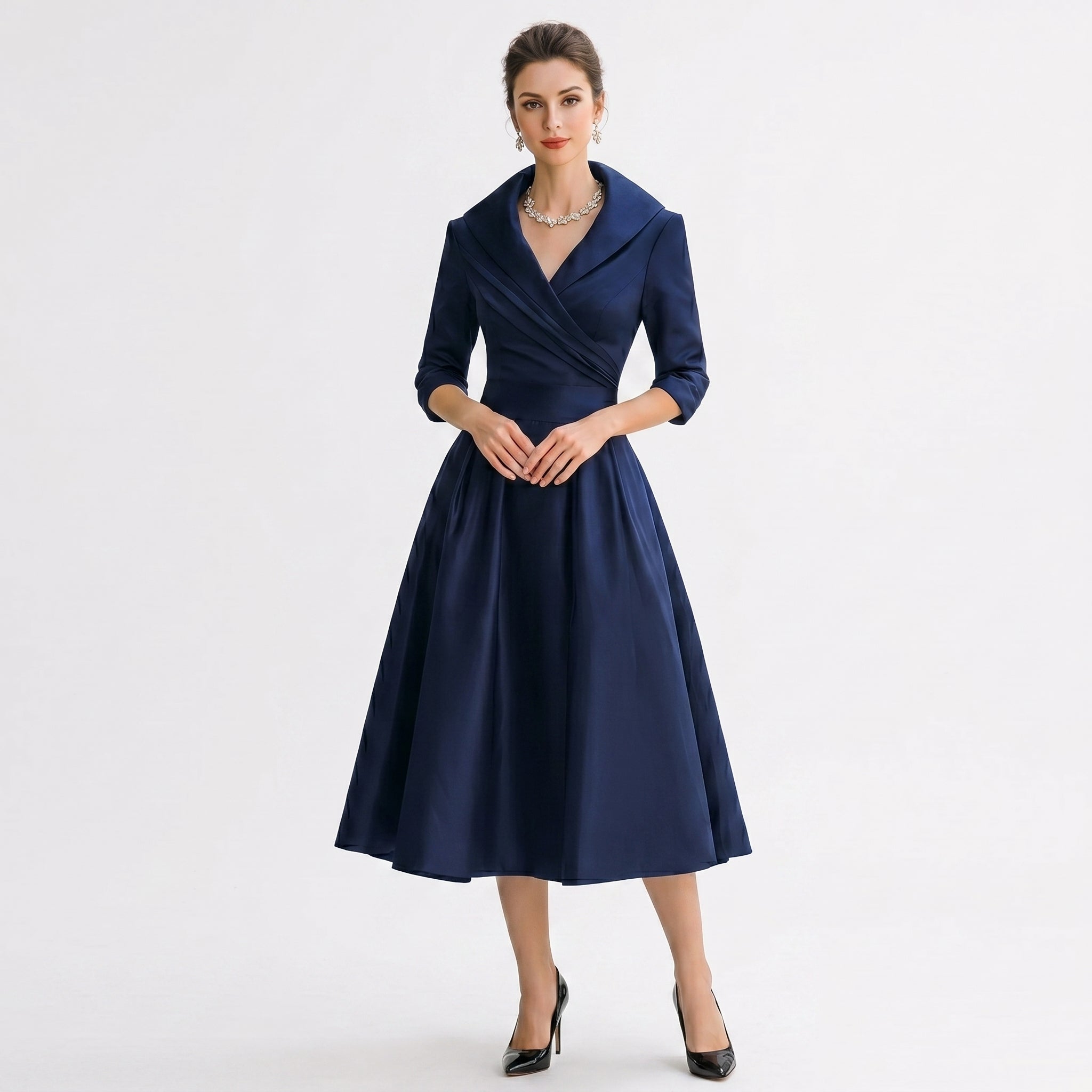Rosa – Vintage elegantne kleit