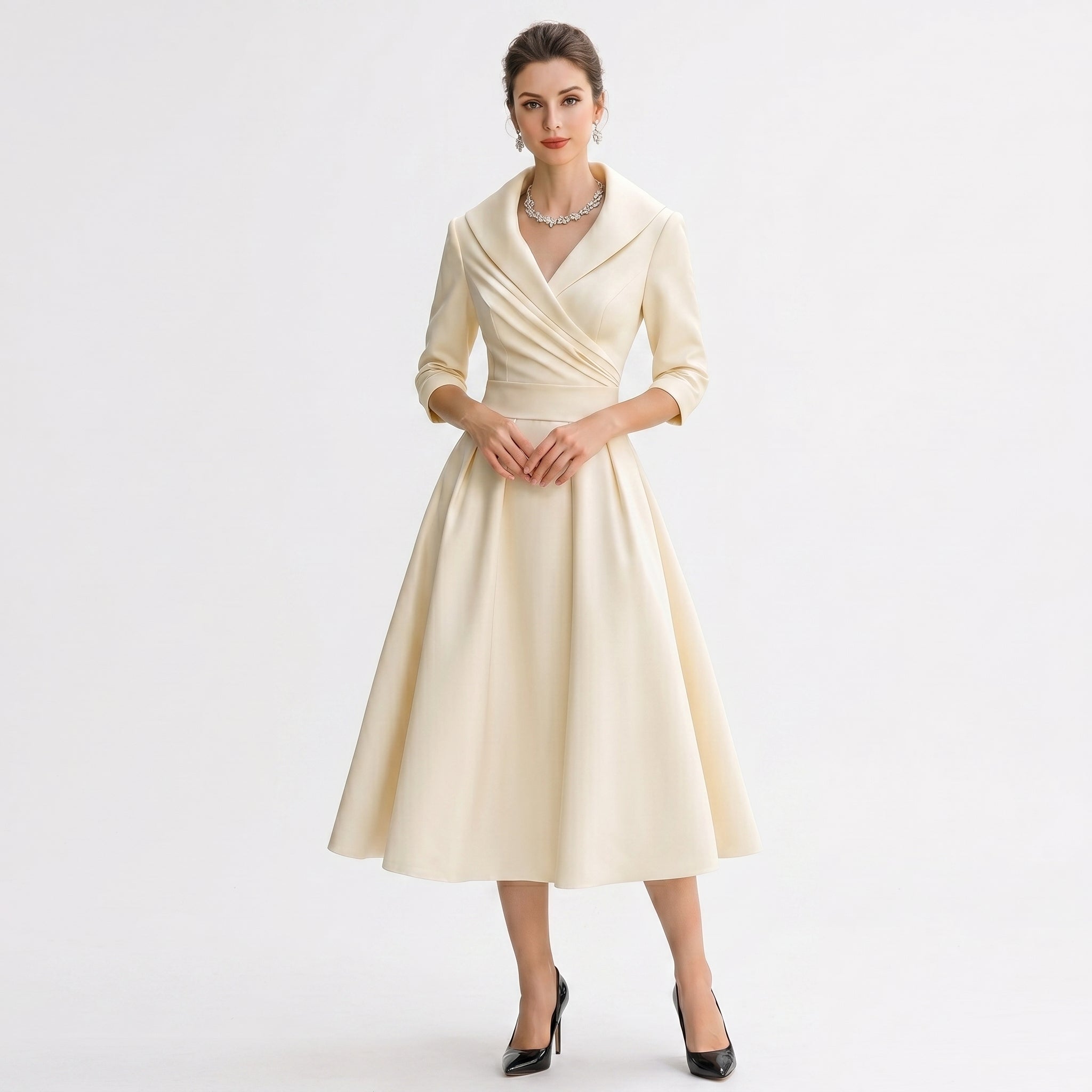 Rosa – Vintage elegantne kleit