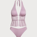 Roosa – Sädelev tankini komplekt