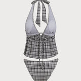 Must Sügav V – Stiilne tankini komplekt