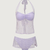 Lilla – Elegantne tankini komplekt