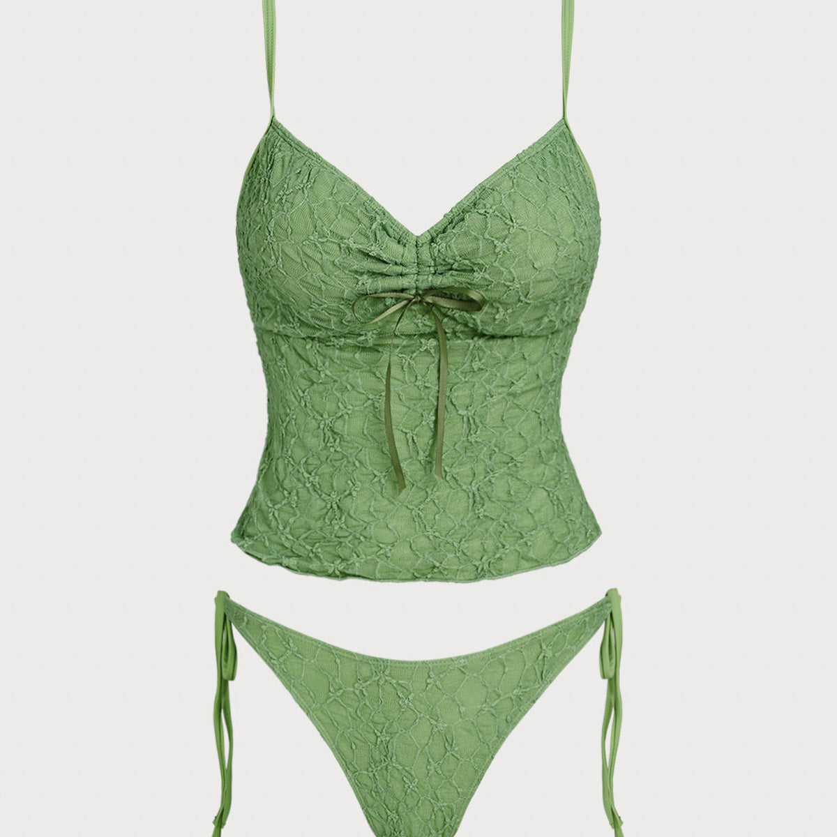 Roheline – Elegantne tankini komplekt