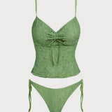 Roheline – Elegantne tankini komplekt