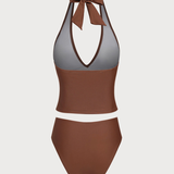 Pruun – Elegantne tankini komplekt