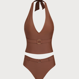 Pruun – Elegantne tankini komplekt